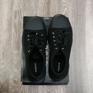 Torrid Black Canvas Sneakers